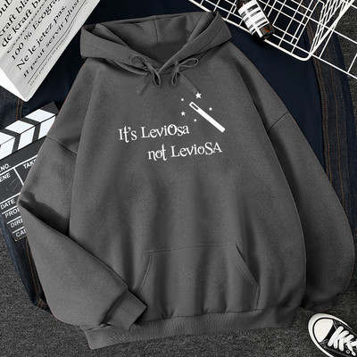 Γυναικείες φούτερ Hipster Streetwear 2022 It's Leviosa Magic Fleece Casual Hoodies Γυναικεία φθινοπωρινή φόρμα Harajuku, επώνυμη κουκούλα