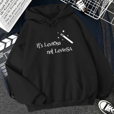 Γυναικείες φούτερ Hipster Streetwear 2022 It's Leviosa Magic Fleece Casual Hoodies Γυναικεία φθινοπωρινή φόρμα Harajuku, επώνυμη κουκούλα