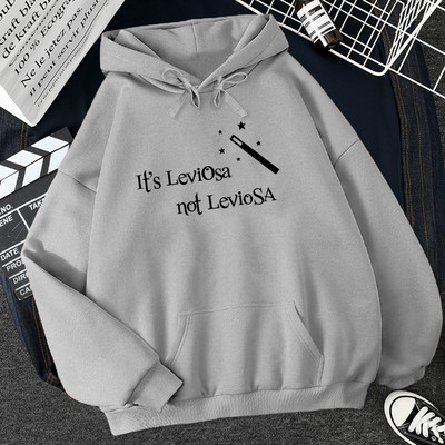 Γυναικείες φούτερ Hipster Streetwear 2022 It's Leviosa Magic Fleece Casual Hoodies Γυναικεία φθινοπωρινή φόρμα Harajuku, επώνυμη κουκούλα