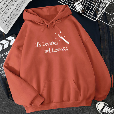 Γυναικείες φούτερ Hipster Streetwear 2022 It's Leviosa Magic Fleece Casual Hoodies Γυναικεία φθινοπωρινή φόρμα Harajuku, επώνυμη κουκούλα
