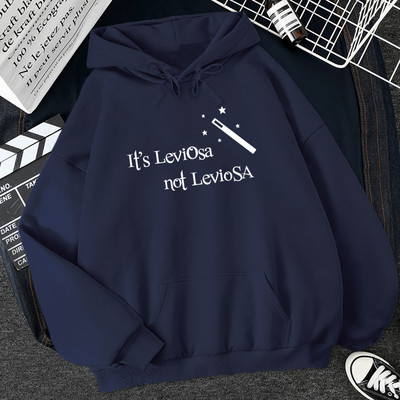 Γυναικείες φούτερ Hipster Streetwear 2022 It's Leviosa Magic Fleece Casual Hoodies Γυναικεία φθινοπωρινή φόρμα Harajuku, επώνυμη κουκούλα