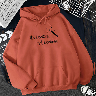 Γυναικείες φούτερ Hipster Streetwear 2022 It's Leviosa Magic Fleece Casual Hoodies Γυναικεία φθινοπωρινή φόρμα Harajuku, επώνυμη κουκούλα