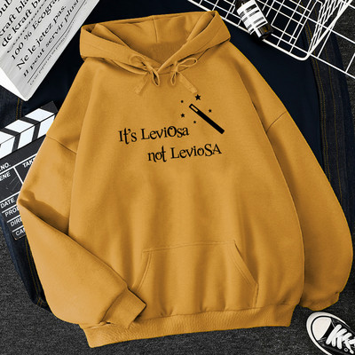 Γυναικείες φούτερ Hipster Streetwear 2022 It's Leviosa Magic Fleece Casual Hoodies Γυναικεία φθινοπωρινή φόρμα Harajuku, επώνυμη κουκούλα