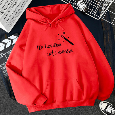 Γυναικείες φούτερ Hipster Streetwear 2022 It's Leviosa Magic Fleece Casual Hoodies Γυναικεία φθινοπωρινή φόρμα Harajuku, επώνυμη κουκούλα