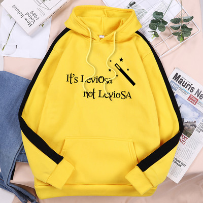 Γυναικείες φούτερ Hipster Streetwear 2022 It's Leviosa Magic Fleece Casual Hoodies Γυναικεία φθινοπωρινή φόρμα Harajuku, επώνυμη κουκούλα