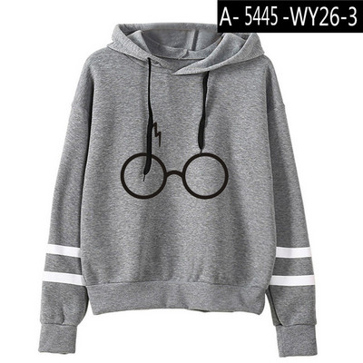 Dukserice s printom naočala Ženske/muškarci Ležerne Harajuku majice s kapuljačom Modne jakne od flisa Kaput Marka odjeće