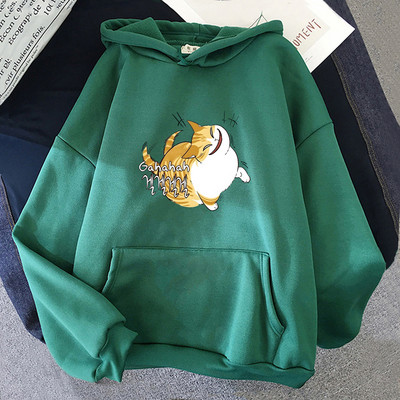 Cat Eleceed Anime Kawaii Φούτερ για κορίτσια με κουκούλα Γυναικεία φούτερ Cartoon Sudaderas Harajuku Fleece Κορεάτικα μπλουζάκια μόδας