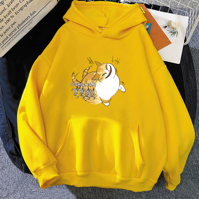 Cat Eleceed Anime Kawaii Φούτερ για κορίτσια με κουκούλα Γυναικεία φούτερ Cartoon Sudaderas Harajuku Fleece Κορεάτικα μπλουζάκια μόδας