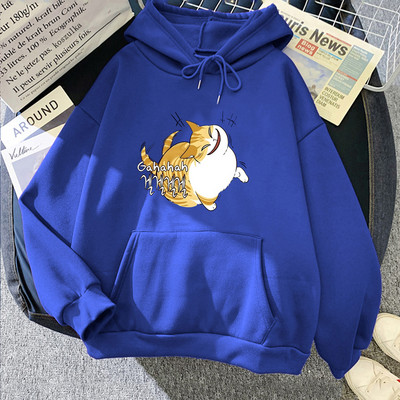 Cat Eleceed Anime Kawaii Φούτερ για κορίτσια με κουκούλα Γυναικεία φούτερ Cartoon Sudaderas Harajuku Fleece Κορεάτικα μπλουζάκια μόδας