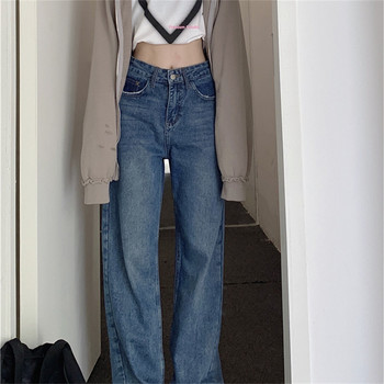 2023 Winter Y2k Fashion Women Harajuku Jeans Wide Leg Punk Loose Casual Denim Cargo Παντελόνι Φαρδύ Streetwear Long Trousers Tide