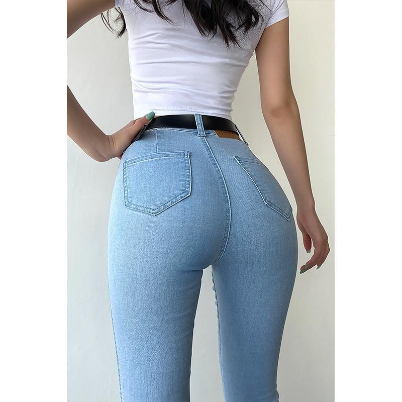 Καυτά σέξι γυναικεία καλσόν Push Up Καλοκαιρινό γυναικείο τζιν 2023 trend ψηλόμεσο παντελόνι Αισθητική μόδα Streetwear джинсы для девочек