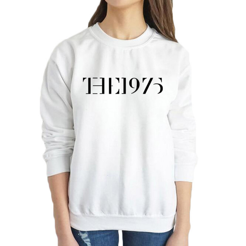 Ženska trenirka Jesenski ležerni pulover Modni ženski dukserice Sweatshirts Harajuku stil THE 1975 Letters Printed