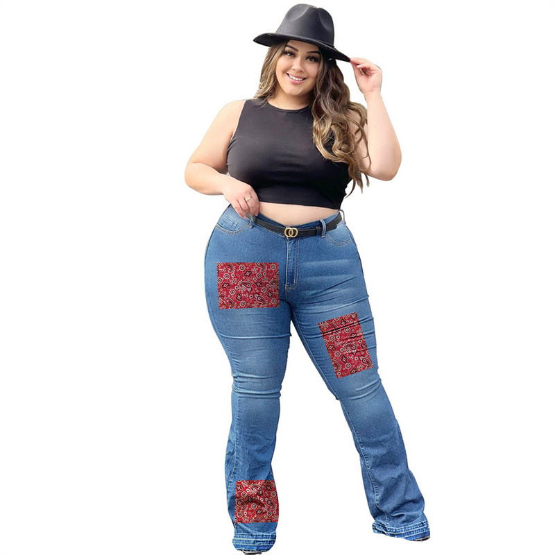 Uske traperice za žene 90-ih, super rastezljive sive traperice, seksi uske ženske hlače visokog struka, trendi strukirane vintage hlače Y2K patchwork traperice