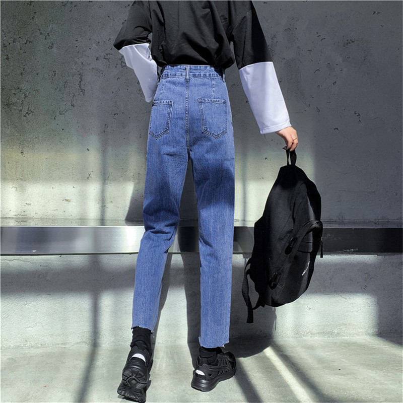 proljeće 2022. ženska moda visokog struka Ženske traperice širokih nogavica baggy Oversize ženske capri hlače jean mom jeans hlače