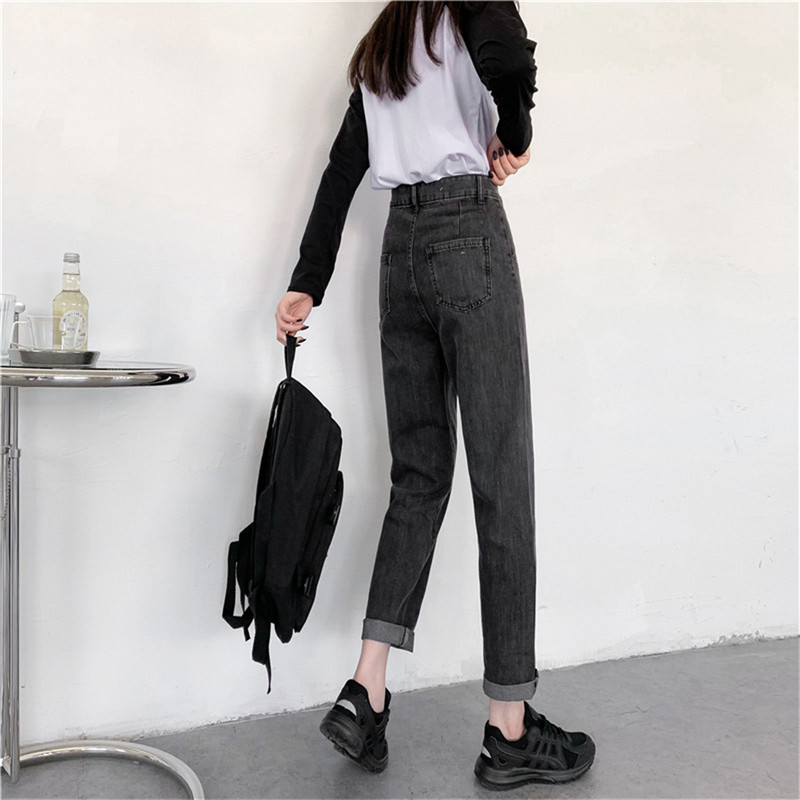 proljeće 2022. ženska moda visokog struka Ženske traperice širokih nogavica baggy Oversize ženske capri hlače jean mom jeans hlače