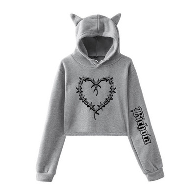 2022 Νέο λογότυπο Karol G Bichota πουλόβερ με κουκούλα με κουκούλα Φούτερ για κορίτσια για κορίτσια με κουκούλα για γάτους