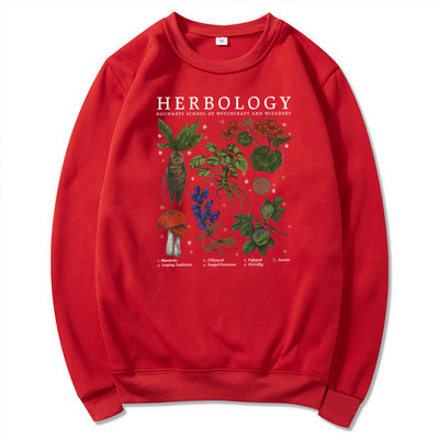 Φούτερ Herbology Plants Magic Wizard School Witchcraft Hoodie Plants Botanical Herbology Crewneck Φούτερ Wizard Tops