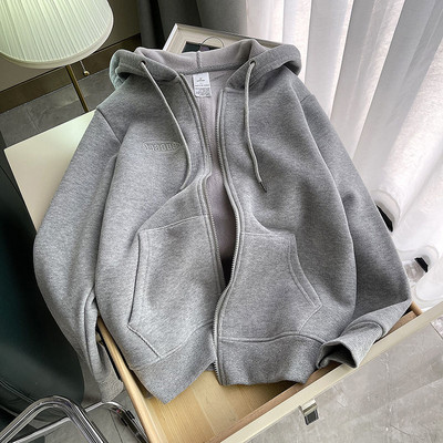 CGC Winter Oversize Zip Up Hoodies Γυναικείες μπλούζες 2022 Harajuku με κουκούλα Γυναικεία ζεστά βελούδινα μπλουζάκια casual μπλουζάκια