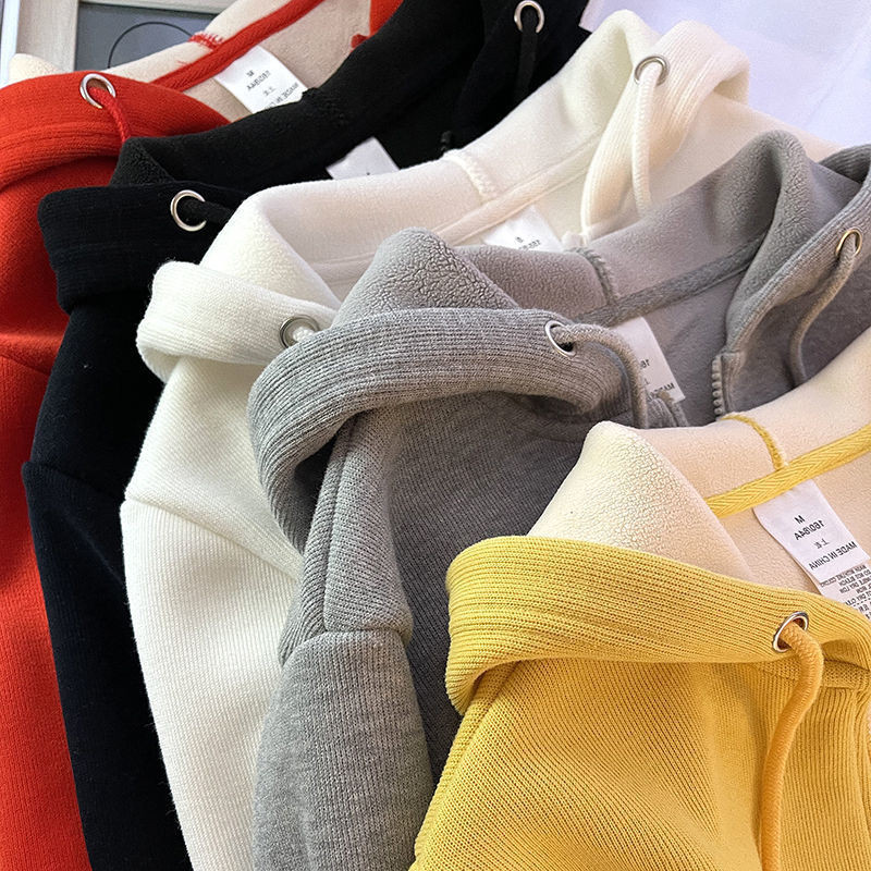 CGC Winter Oversize Zip Up Hoodies Γυναικείες μπλούζες 2022 Harajuku με κουκούλα Γυναικεία ζεστά βελούδινα μπλουζάκια casual μπλουζάκια