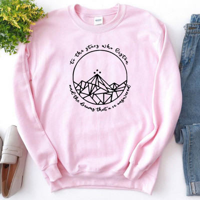 Φούτερ Acotar Velaris Night Court Σύμβολο Sarah J Maas Hoodie A Court of Thorns and Roses Pullover Court of Dreams Φούτερ