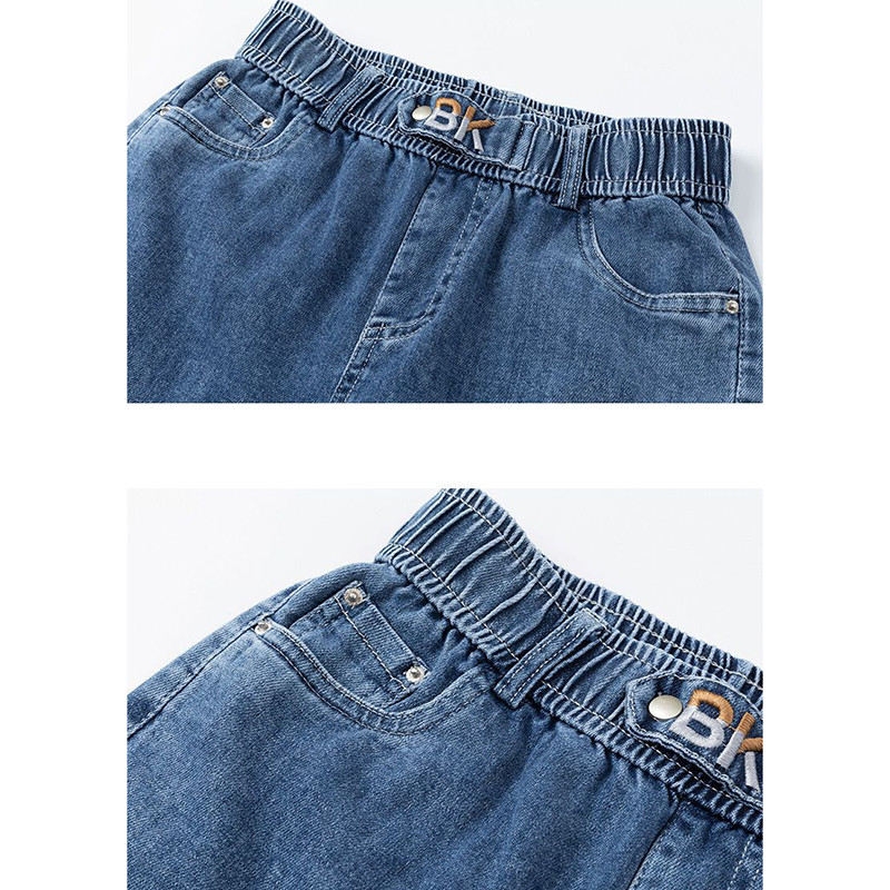 Elastične traperice visokog struka širokih nogavica Baggy Vintage ženske Vaqueros modne ravne kaubojske hlače Proljeće Jesen Nove traper hlače