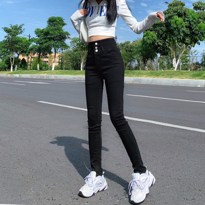 Καλοκαίρι 2023 Y2k Vintage Boyfriend Stretch Jeans Γυναικεία Slim Pencil Παντελόνι Ψηλόμεση Streetwear Skinny Little Feet Τζιν παντελόνι