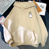 Hanorac Studio Ghibli Totoro Hanorace Kawaii Hanorac japonez Anime Grafic Hanorac Manga Print Pulovere Femei Topuri casual