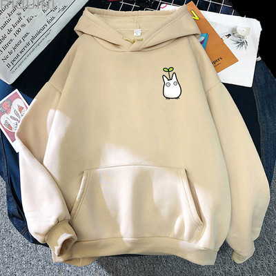 Hanorac Studio Ghibli Totoro Hanorace Kawaii Hanorac japonez Anime Grafic Hanorac Manga Print Pulovere Femei Topuri casual
