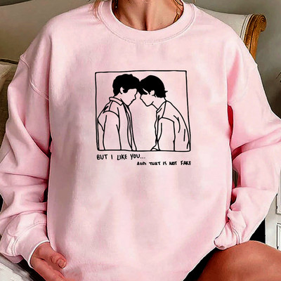 Retro majica s kratkim rukavima Young Royals Simon & Wilhelm Young Royals Hillerska School Hoodie Tv Show Sweatshirt s okruglim izrezom Harajuku majice