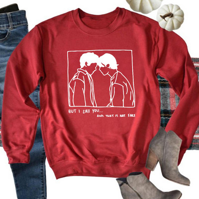 Retro Young Royals Simon & Wilhelm Φούτερ Young Royals Hillerska School Hoodie TV Show Crewneck Φούτερ Harajuku Tops