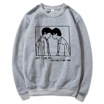 Retro Young Royals Simon & Wilhelm Φούτερ Young Royals Hillerska School Hoodie TV Show Crewneck Φούτερ Harajuku Tops