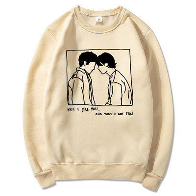 Retro Young Royals Simon & Wilhelm Φούτερ Young Royals Hillerska School Hoodie TV Show Crewneck Φούτερ Harajuku Tops