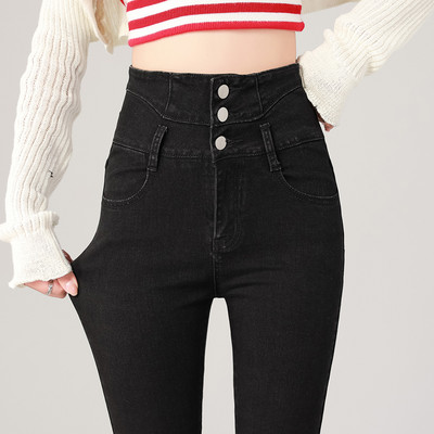 Ψηλόμεση τζιν Γυναικεία Νέα Slim Sexy Vintage Skinny Stretch Παντελόνι μαμάς Μόδα Βαμβακερά άνετα τζιν παντελόνια Femme