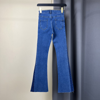 EH·MD® Pocket Diamond Star Jeans Γυναικεία κέντημα τσάντα πλύσης νερού Hip High Waist Stretch Slim High Street Tight Color Block 23