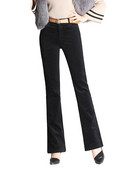 Γυναικείο ψηλόμεσο παντελόνι με καμπάνα κοτλέ 60s 70s φαρδύ παντελόνι Flare τζιν παντελόνι