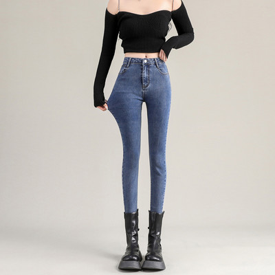 Σέξι γυναίκες ψηλόμεσο Skinny τζιν Γυναικείο Slim Fit Stretch Παντελόνι Plus Size Ελαστικό Τζιν Τζιν Μπλε Skinny Pencil Παντελόνι παντελόνι