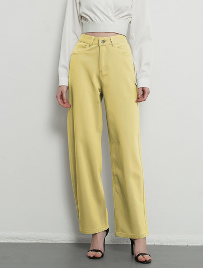 ZHISILAO 2022 kottis teksad, naiste mood, puuvill sirge jalaga lahtised Deim püksid, teksad, pestud poiss-sõbra püksid, rohelised kakivärvi