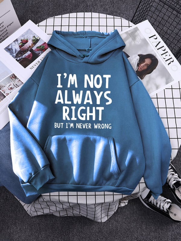 Γυναικεία φούτερ με κουκούλα δροσερά ενδιαφέροντα γράμματα εμπριμέ μπλούζες Γυναικεία μόδα Υπερμεγέθη κουκούλα Γυναικεία ρούχα με φούτερ με στρογγυλή λαιμόκοψη