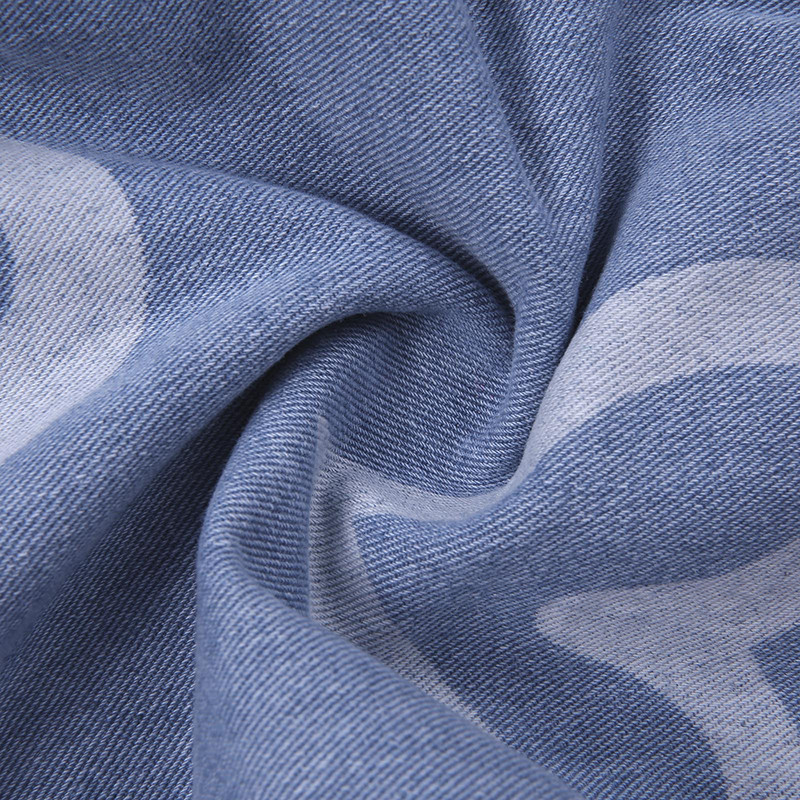 Streetwear Ženske ležerne traperice Harajuku širokih nogavica Prevelike traperice visokog struka s traper hlačama s printom slatkog srca Veličina S-XXL