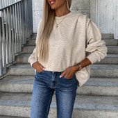 Κομψά γυναικεία μακρυμάνικα φαρδιά φούτερ 2023 Πουλόβερ γραφείου Γυναικείες κουκούλες Casual Άνοιξη Φθινοπωρινά μασίφ πουκάμισα και μπλούζες