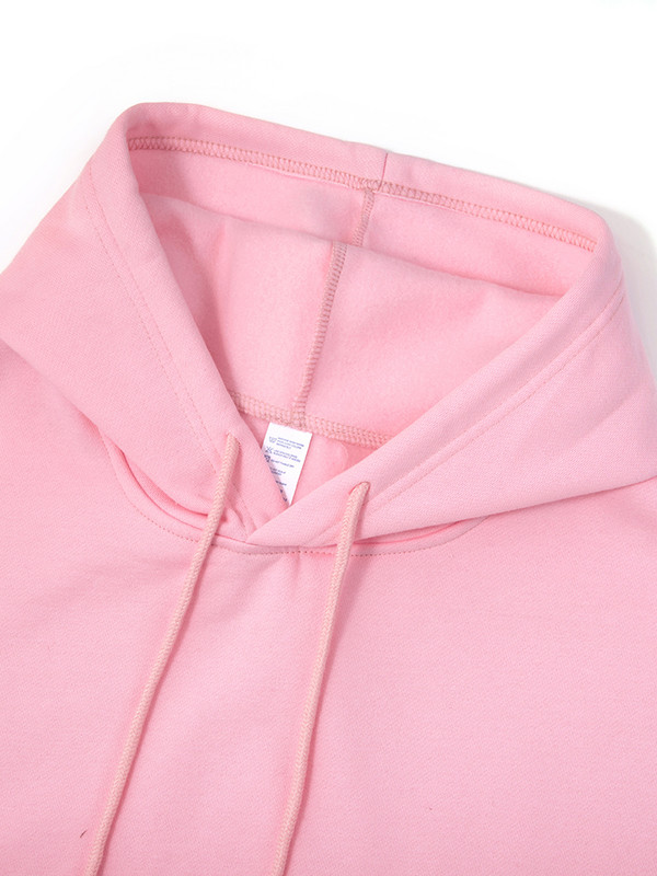 Κάνε αυτό που σε κάνει ευτυχισμένο Απλό γράμμα Γυναικεία βαμβακερά ρούχα Προσωπικότητα Street Hip Hop Φούτερ Casual All-math Γυναικείες κουκούλες