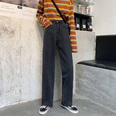 Modne traperice Ženske hlače širokih nogavica Ležerne Y2k Ženske hlače Odjeća 2023 Traperice visokog struka za žene Traperice hlače Odjeća iz 90-ih