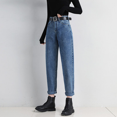 2023 New Mom Jeans Woman Loose ψηλόμεσο τζιν παντελόνι Vintage ίσιο παντελόνι τζιν τζιν από βαμβακερό παντελόνι χαρέμι