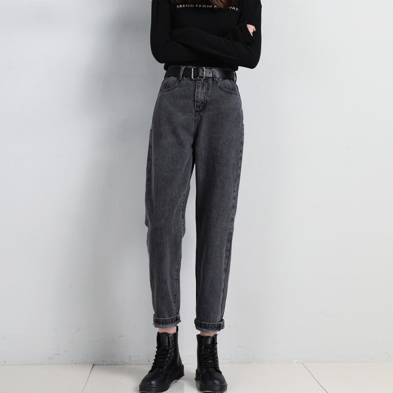 2023 New Mom Jeans Woman Loose ψηλόμεσο τζιν παντελόνι Vintage ίσιο παντελόνι τζιν τζιν από βαμβακερό παντελόνι χαρέμι