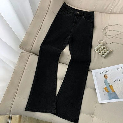 Vintage απλό ψηλόμεσο τζιν νέο μονόχρωμο λεπτό Stretch παντελόνι τζιν άνοιξη φθινόπωρο Streetwear Γυναικεία παντελόνια
