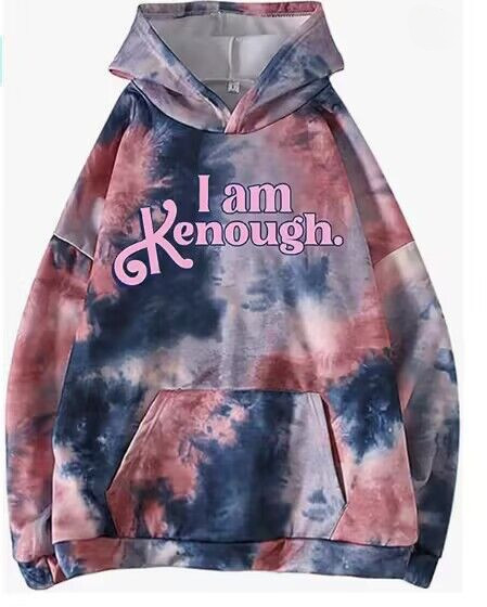 2023 Νέα τάση I Am Kenough Hoodies Ανδρικές/Γυναικείες φούτερ Cosplay με κουκούλα Casual ρούχα Γλυκό streetwear Μακρυμάνικο φούτερ