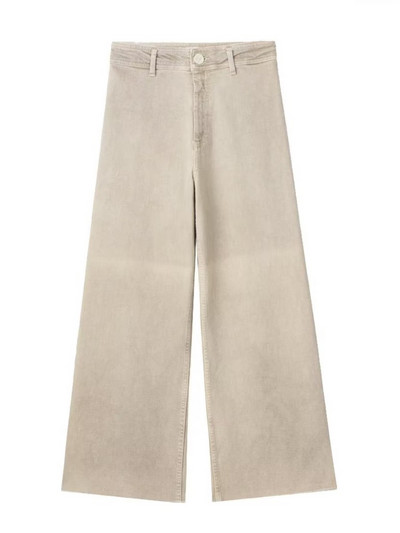 Γυναικεία τζιν TRAF 2023 Φθινοπωρινό ψηλόμεσο ακατέργαστο παντελόνι τζιν σε όλο το μήκος Γυναικείο casual παντελόνι Y2K