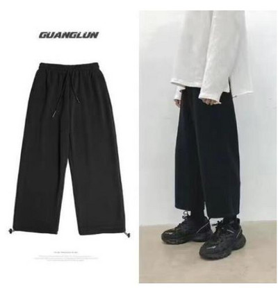 Lilletrükiga kottis teksad Naiste vintage tänavarõivad teksapüksid naiste Kpop ülisuured lahtised Y2K grunge laia säärega püksid 2023