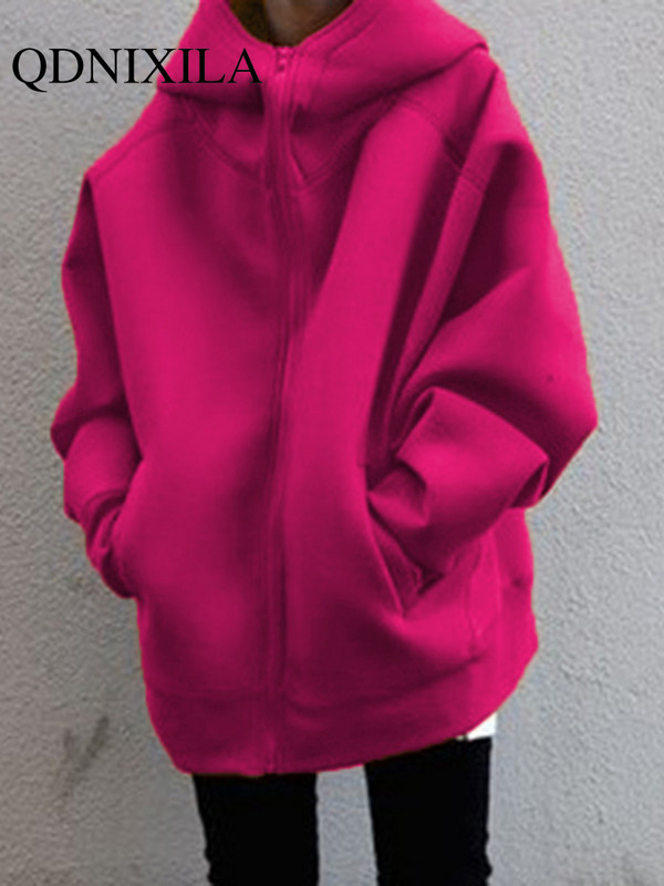 Rudens žiema Naujas asmeninis gatvės megztinis su užtrauktuku Ilgas pliušinis megztinis ilgas megztinis Moteriškas negabaritinis megztinis megztinis