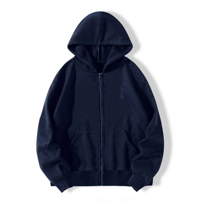 XUANSHOW Φθινοπωρινό χειμωνιάτικο γυναικείο φούτερ με φερμουάρ με κουκούλα Butterfly Loose Zipper Μπροστινή τσέπη Casual Streetwear με κουκούλα μπουφάν